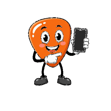 Picky pointing at a phone