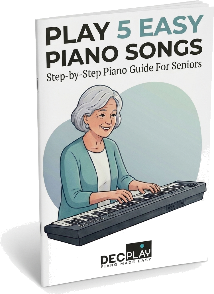 The free Play 5 Easy Piano Songs eBook